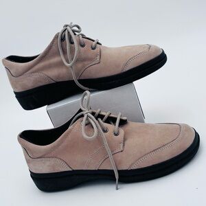 Easy Spirit Women Estracery Size 8 Nubuck Comfort Shoes Lt Brown Suede **READ**